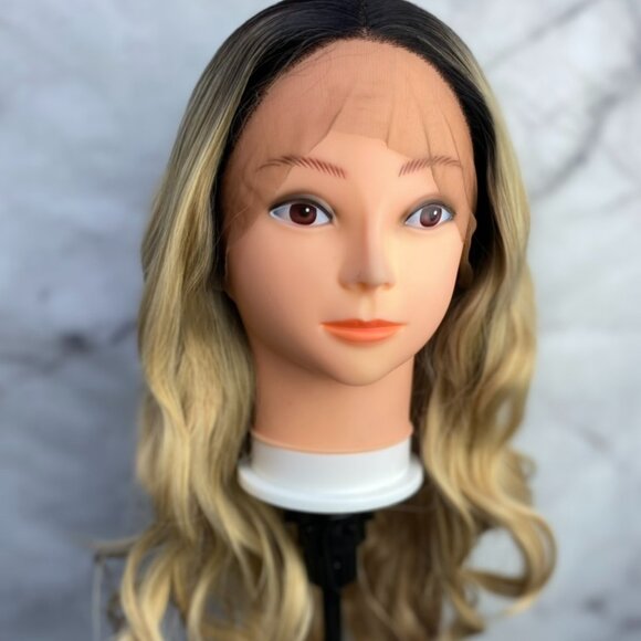 Ombre Blonde Lace Front Wig - Picture 3 of 8